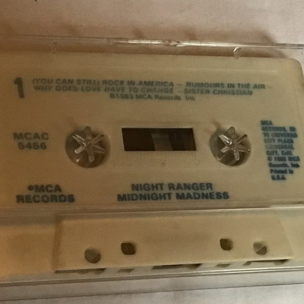 Night Ranger - Midnight Madness - Cassette tape